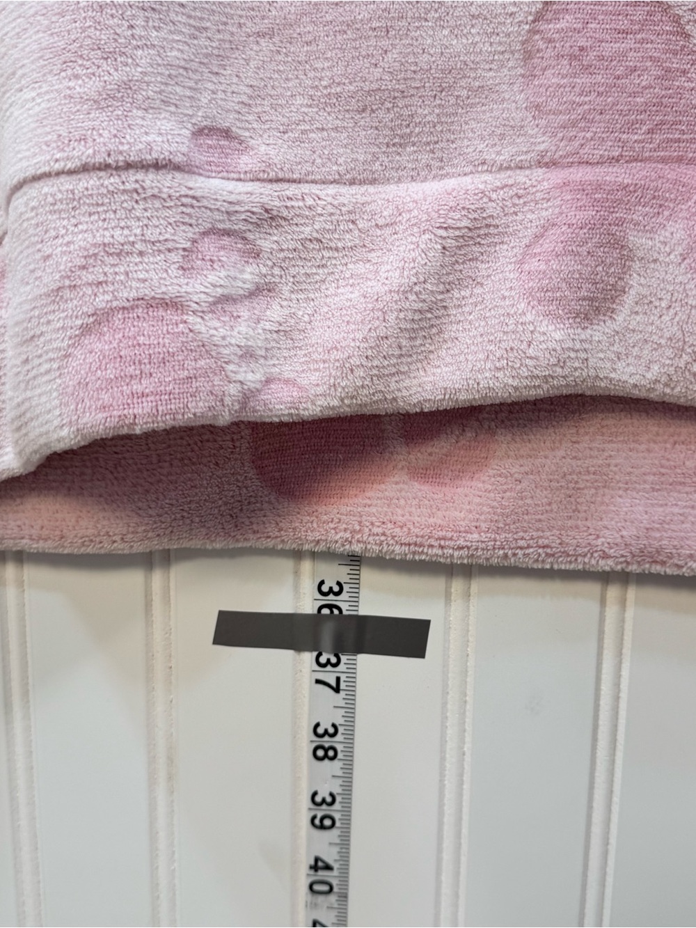 Disney Minnie Mouse Pink Plush Hooded Lounge Dress Sherpa Cozy Medium M - Picture 8 of 9
